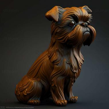 3D модель Собака брюссельського грифона (STL)